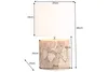 riess-ambiente Tischlampe PURE NATURE 45cm weiß natur Produktbild-Vorschau 13