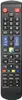A black remote control with various buttons and labels. Produktbild-Vorschau