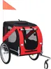 Carrosse pour chien Remorque de vélo Pliable avec fenêtres Voir les images du produit 8