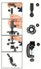 Oefenhoofd Ela 55 cm black - 100% echt haar - kappershoofd Productafbeelding-voorbeeld 8