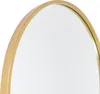 Fragix Boston Spiegel Oval - Gold - Metallrahmen - 80x50 Produktbild-Vorschau 2