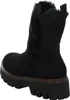 A black winter boot is shown from the back. Produktbild-Vorschau