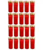 20er Set XL Grablicht Rot Grabkerze mit Deckel Großer Produktbild-Vorschau 1