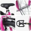 vidaXL Kinderfahrrad 24 Zoll für 8-12 Jahre alt Pink Produktbild-Vorschau 4