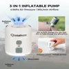 Qunature Elektrická vzduchová pumpa 1600mAh s dobíjaním, Náhľad obrázku produktu 6