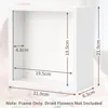 Bílý 3D fotorámeček k výplni, hloubka 5 cm, 22x22 cm, 3D Náhled obrázku produktu 2