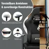 Gaming-Stuhl schwarz Samt ergonomisch, Produktbild-Vorschau 5