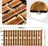 Floranica Gartenweg aus 100% Holz, 50 cm x 6 m, Braun, Produktbild-Vorschau 1