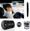 A collage of images showing a woman driving a car with a SuperTooth device clipped to the sun visor, a close-up of the device, a separate SuperTooth device, and the product packaging. Produktbild-Vorschau