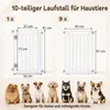 COSTWAY, jaula plegable para cachorros, valla para perros Vista previa de la imagen del producto 3