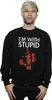 Marvel - "I'm With Stupid" Sweatshirt für Herren BI21369 Produktbild-Vorschau 2