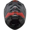 LS2 FF811 VECTOR II SPLITTER Integralhelm XL in rot/grau Produktbild-Vorschau 11