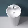 Mai&Mai Standwaschbecken Mineralguss, weiß, freistehend, Produktbild-Vorschau 2
