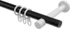 Interdeco Gardinenstange / Vorhangstange Schwarz, Typ Produktbild-Vorschau 3