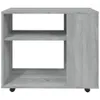 vidaXL Stolik boczny szary Sonoma 70x35x55 cm Materiał Podgląd zdjęcia produktu 5