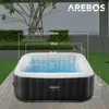 AREBOS Spa vířivka 2400 W, automaticky nafukovací, vnitřní Náhled obrázku produktu 6