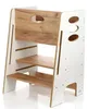 Kids Helper Doppel Lernturm Weiß Eiche Montessori Produktbild-Vorschau 4