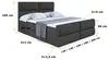ALTDECOR Boxspringbett mit Fußteil, H3 Matratze und Topper Produktbild-Vorschau 7