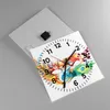 Wanduhr - Quadrat - Glasuhr - Flagge Karneval Brasilien - Produktbild-Vorschau 2