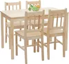 set di 4 sedie da sala da pranzo HWC-F77, poltrona sedia da Anteprima dell’immagine prodotto 7