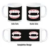 Vampirgebiss Horror Kaffeebecher für Halloween Produktbild-Vorschau 4