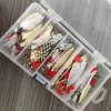 Set von 36 Stück Spinnködern für Raubfische in einer Box, Produktbild-Vorschau 4