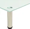 vidaXL Tavolino TV 80x35x17 cm in vetro temperato satinato Anteprima dell’immagine prodotto 3