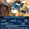 15000PSI Akku Fettpresse mit 2 Akkus, Mengenzähler Produktbild-Vorschau 6