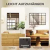 HOMCOM Wandspiegel 50 x 70 cm dekorativer Spiegel mit Produktbild-Vorschau 5