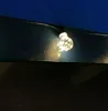 A close-up shot of a single light bulb on a dark surface against a dark blue sky. Produktbild-Vorschau