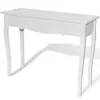 vidaXL Toaletní stolek Console Table White Náhled obrázku produktu 1