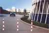 Absperrpfosten 70 x 70 mm umlegbar mit Dreikantverschluss Produktbild-Vorschau 2