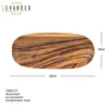 Holztablett Akazie 40x18cm Schale Obstschale Tablett Oval Produktbild-Vorschau 2