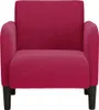 vidaXL Sessel mit Armlehnen Weinrot 54 cm Samt Produktbild-Vorschau 3