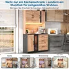 Szafka kuchenna Merax z 5 drzwiami i oświetleniem LED, Podgląd zdjęcia produktu 9