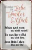 vianmo Blechschild 18x12 cm glaube an Liebe Wunder Glück Produktbild-Vorschau 1