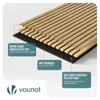 VOUNOT® 4er Set Akustikpaneele 120 × 60 × 2,1 cm, Akustik Produktbild-Vorschau 4