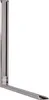 A silver L-shaped bracket, likely a shelf bracket or part of a frame, is shown against a white background. Produktbild-Vorschau