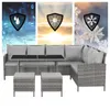 SVITA MADISON Polyrattan Lounge Gartenmöbel Rattan Set in Produktbild-Vorschau 3