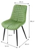 ML-Design Esszimmerstühle 2er Set, Salbei, Sitzfläche aus Produktbild-Vorschau 7