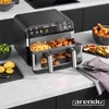 Arendo Heißluftfritteuse Doppelkammer XXL Dual Zone , Produktbild-Vorschau 7