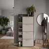 Scarpiera Vicco Orlando Antracite/grigio 80 x 166.1 cm con Anteprima dell’immagine prodotto 3