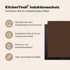 KitchenYeah© Herdabdeckplatte Braun - Dunkel - Farben , Produktbild-Vorschau 6