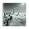 DEQORI Glasbild Echtglas 50x50 cm 'Himmel über Dubai' Produktbild-Vorschau 2