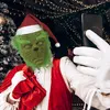 Grinch Maske Weihnachtliche Grüne Monster Maske Weihnachts Produktbild-Vorschau 2