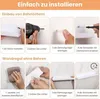 upsimples 4 Stück Wandregal Weiß, Wandregal ohne Bohren, Produktbild-Vorschau 5