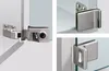 Glastürscharnier ET 5160 vernickelt,ma Anschlagart Produktbild-Vorschau 1
