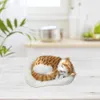 Realistisches schlafendes Katzenspielzeug, atmende Katze, Produktbild-Vorschau 2