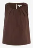 MORE & MORE CO-Poplin Top cool chocolate 40 Produktbild-Vorschau 1