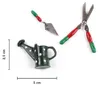 Miniaturgarten | Mini Gartengeräte und Mini Gießkanne (1 Produktbild-Vorschau 2